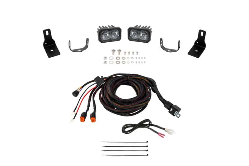 Diode Dynamics — Diode Dynamics 2022+ Ford Maverick, C2 Sport Stage Series Ditch Light Kit White Combo - view 3