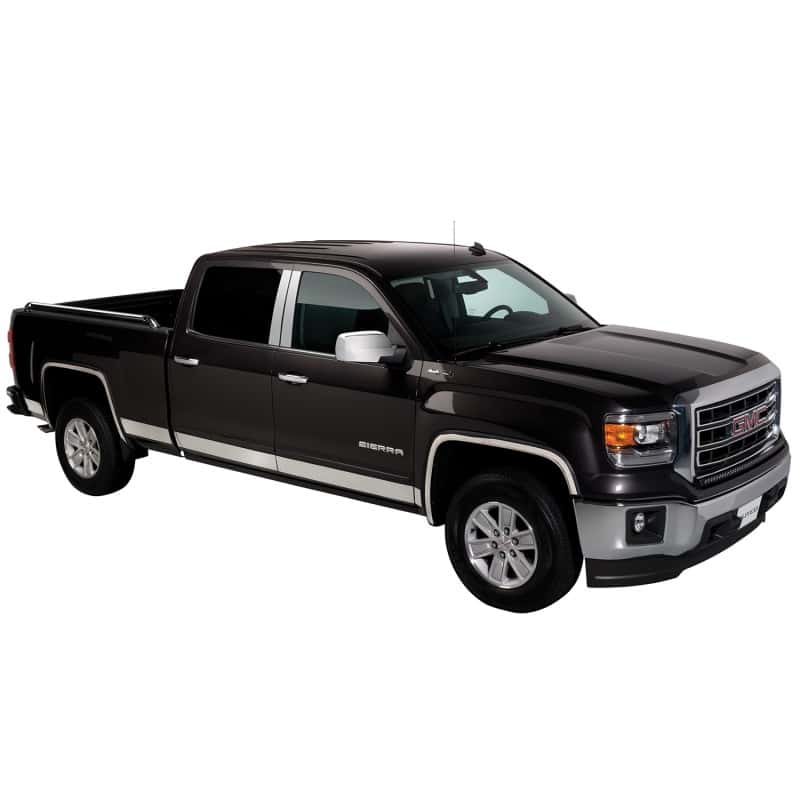 Putco — Putco 14-18 GMC Sierra LD - Crew Cab - 6.5in Bed - 10pcs Stainless Steel Rocker Panels
Rocker Panel Molding - view 2