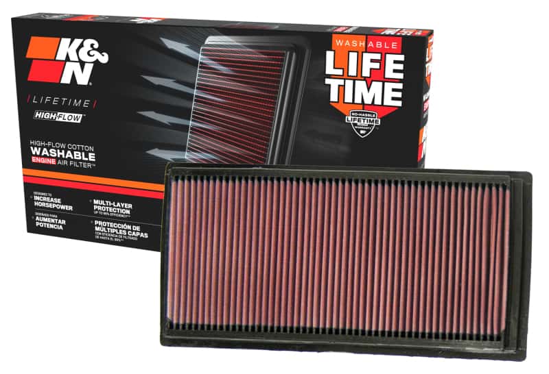 K&N Engineering — K&N Replacement Air Filter NISSAN FRONTIER 2.5L - L4; 2005-2010
Replacement Air Filt
Air Filter - view 3