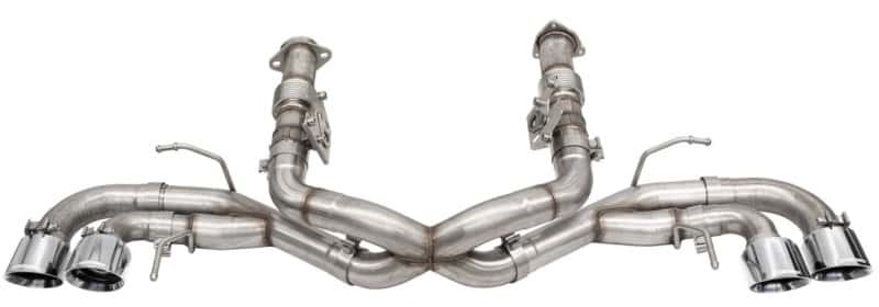 CORSA Performance — Corsa 20-25 Corvette C8 3in Xtreme Cat-Back Exhaust 4.5in Pol Quad Tips - Integrates stock AFM Valve
Exhaust - view 1