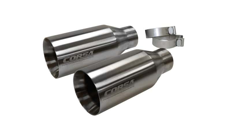 CORSA Performance — Corsa 2017-2020 Ford F-150 Raptor 3in Inlet / 5in Outlet Satin Polished Tip Kit (For Corsa Exh Only)
Exhaust - view 5