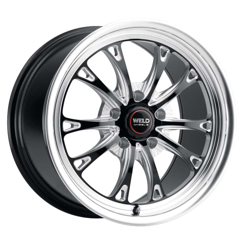Weld — Weld S157 17X10 Belmont Drag 5X112 ET40 BS7.1 Gloss Black MIL Dia 78.1 - view 3