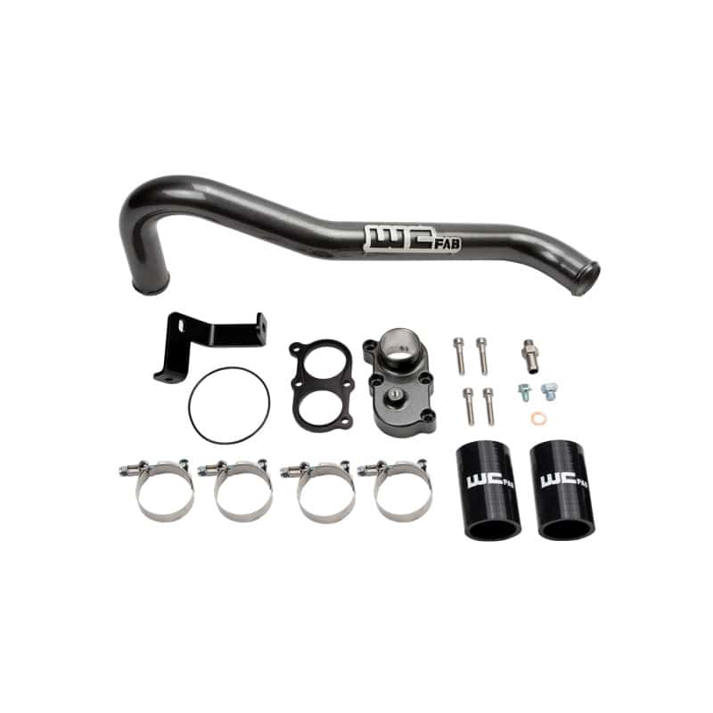 Wehrli — Wehrli 06-10 Duramax LBZ/LMM Thermostat Housing Kit - Gloss Black
Tstat H Kit 06-10 GB - view 2