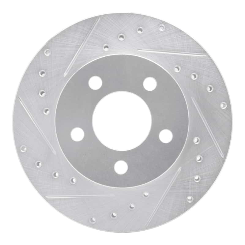 R1 Concepts — R1 95-02 Ford Explorer Front Left Drilled & Slotted Silver Brake Rotor
R1 Brake Rotor Drill - view 1