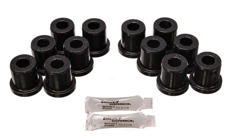 Energy Suspension — Energy Suspension 81-89 Toyota FJ40/FJ60 Landcruiser 2/4WD Blk Front Leaf Spring Bushing Set
Leaf Spring Bushing - view 3