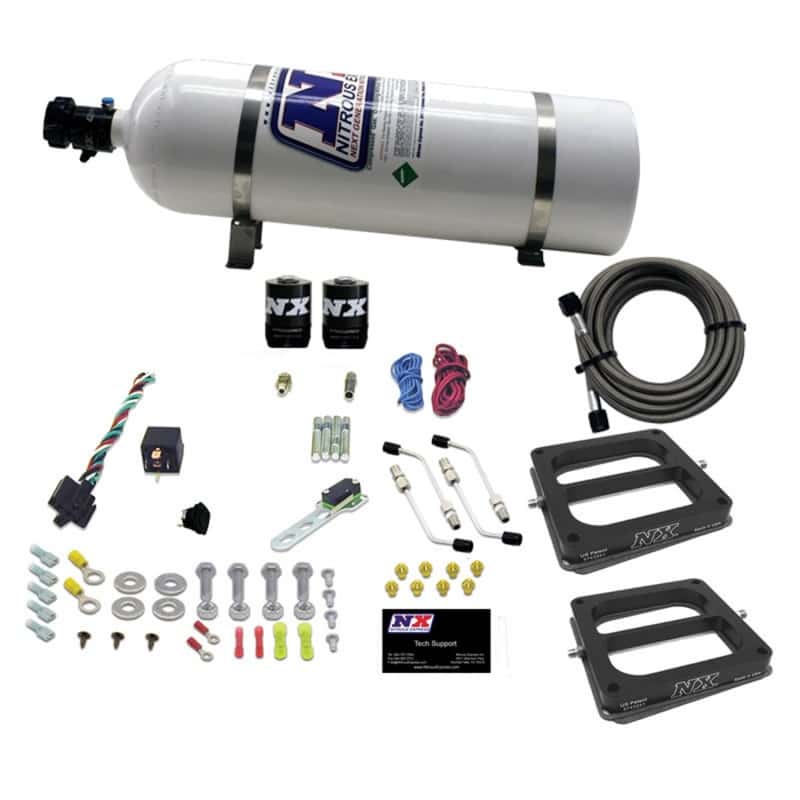 Nitrous Express — Nitrous Express Dual Dom/Gas Nitrous Kit (100-500HP) w/15lb Bottle
Injection System Kit
N2OSys - view 1