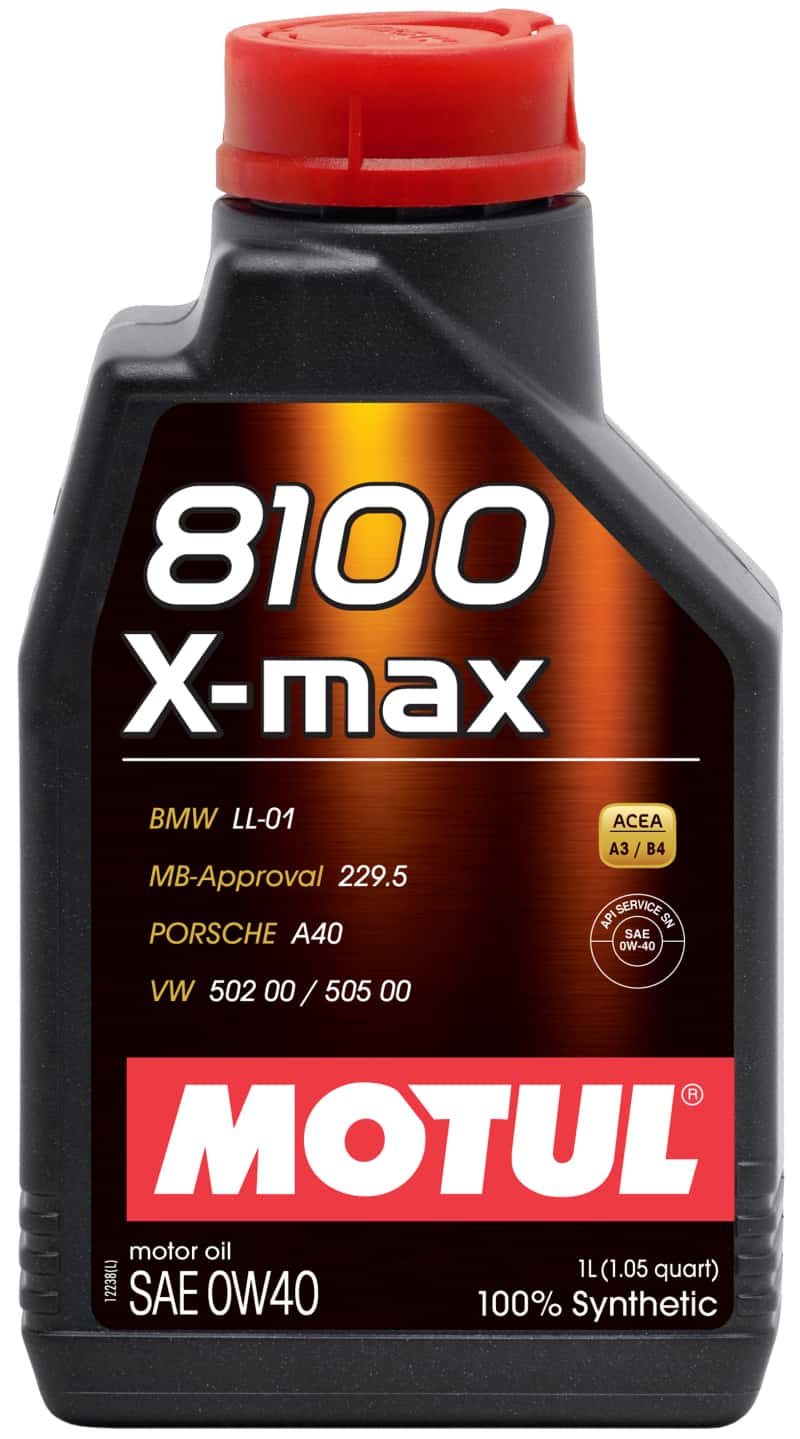 Motul — Motul 1L Synthetic Engine Oil 8100 0W40 X-MAX - Porsche A40 - view 2
