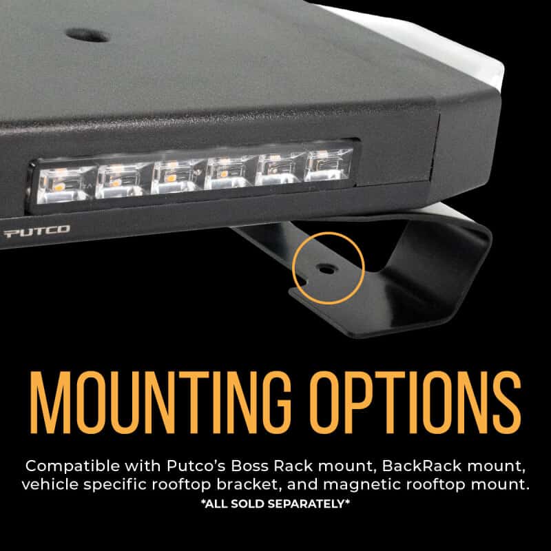 Putco — Putco 24in Hornet Light Bar - (Amber) LED Stealth Rooftop Strobe Bar
LED Light Bar - view 13