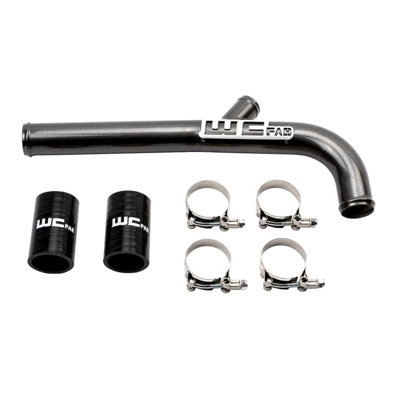 Wehrli — Wehrli 13-15 Dodge Cummins 6.7L w/Dual Radiator Upper Coolant Pipe - Candy Teal
Cpipe 13-15 2Rad CT - view 2