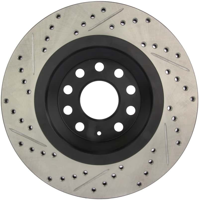 Stoptech — StopTech 09 VW Passat CC / 06-09 Passat Slotted & Drilled Left Rear Rotor
Disc Brake Rotor
Slot/Drill Rotor - view 3