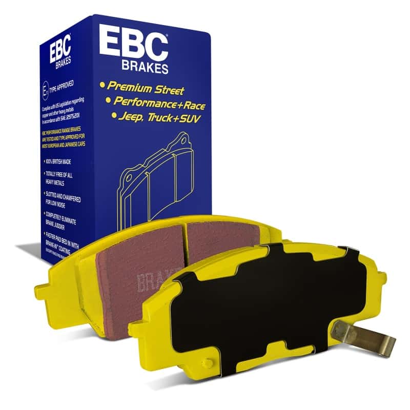 EBC — EBC 07-11 Acura CSX (Canada) 2.0 Type S Yellowstuff Front Brake Pads
Disc Brake Pad - view 2
