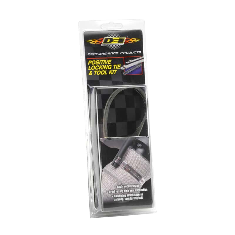 DEI — DEI Stainless Steel Positive Locking Tie & Tool Kit - 8in (8 Pack) & 14in (4 Pack)
Heat Shield Tie - view 4