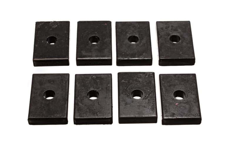 Energy Suspension — Energy Suspension Pad - Firm - 2-7/16in L x 1-5/8in W x 15/32 ID x 1/2in H - Black
LeafSprngInsulator - view 1