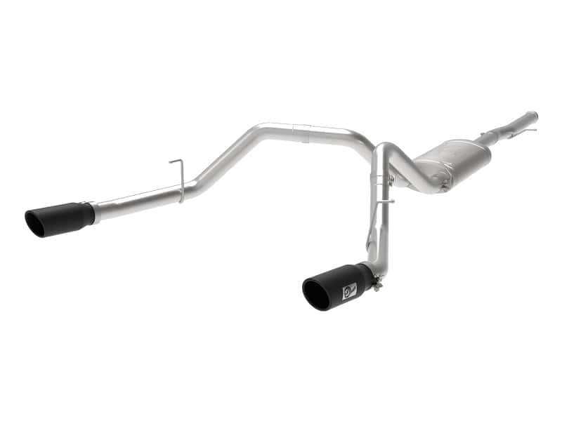 aFe — aFe Apollo GT Series 3 IN 409 SS Cat-Back Exhaust System w/ Black Tip GM Sierra 1500 09-18
Cat-Back Exhaust - view 1
