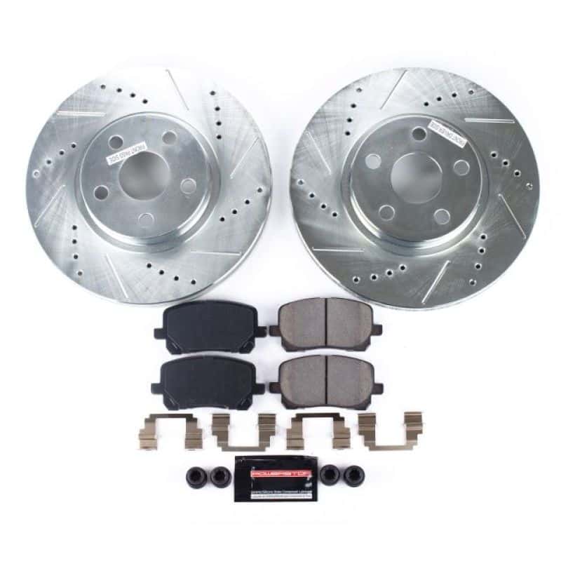 PowerStop — Power Stop 03-08 Pontiac Vibe Front Z23 Evolution Sport Brake Kit - view 1
