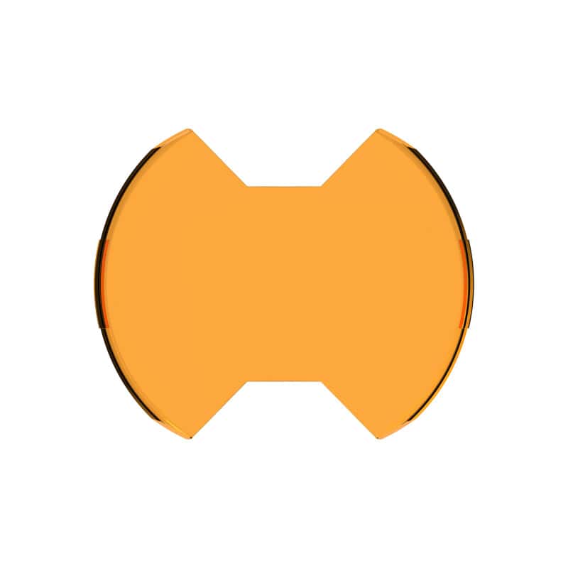 KC HiLiTES — KC HiLiTES SlimLite 8in. LED Light Shield (Shield Only) - Amber - view 10