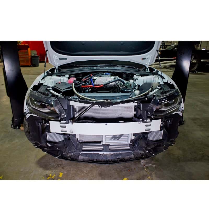 Mishimoto — Mishimoto 2016+ Chevrolet Camaro 2.0t Thermostatic Oil Cooler Kit Black - view 8