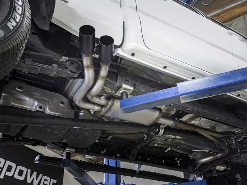 aFe — aFe Rebel Exhausts Cat-Back SS 16 Toyota Tacoma V6-3.5L w/ Black Tips
Cat-Back Exhaust - view 6
