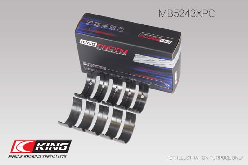 King Engine Bearings — King Engine Bearings Nissan Sr20De (Size 0.26) Main Bearing Set - view 2