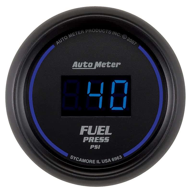 AutoMeter — Autometer 52.4mm 1-100 PSI Black Digital Fuel Pressure Gauge
GA 2" FP 100PSI CBD - view 2