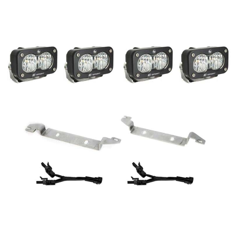 Baja Designs — Baja Designs 2025 Toyota 4Runner S2 Sport Fog Pocket Light Kit - Clear - view 1