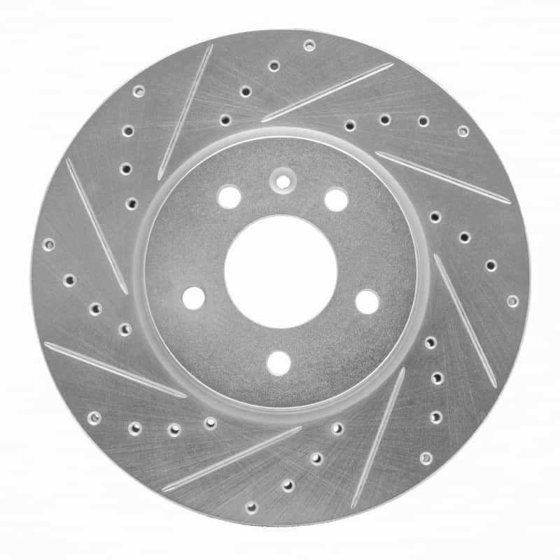 R1 Concepts — R1 14-19 Buick CASCADA Front Left Drilled & Slotted Silver Brake Rotor
R1 Brake Rotor Drill - view 1