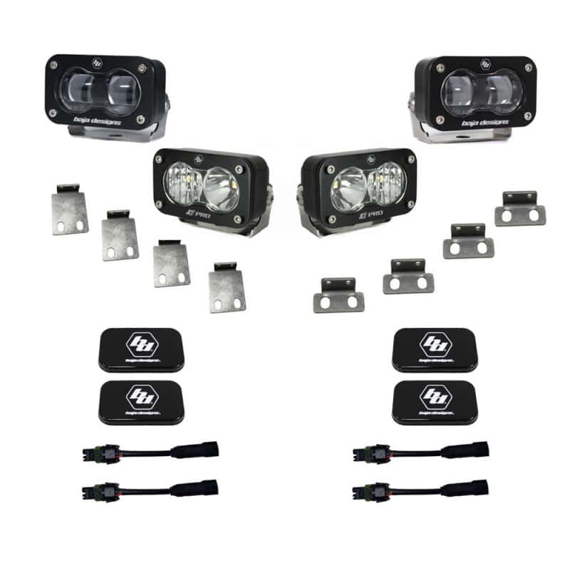 Baja Designs — Baja Designs 21+ Ford Raptor S2 SAE Pro Fog Pocket Light Kit - view 4