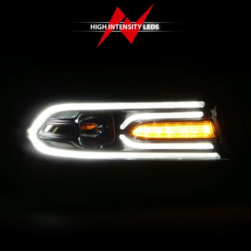 ANZO — ANZO 2015-2018 Dodge Charger Projector Headlights Plank Style Black
Head Light Set
HdLtSet - view 13
