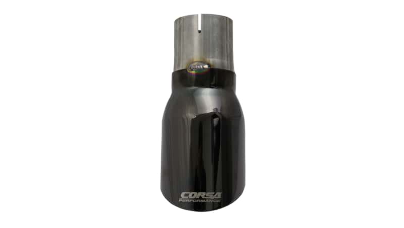 CORSA Performance — Corsa Single Universal 2.75in Inlet / 4in Outlet Black PVD Pro-Series Tip Kit
Exhaust - view 5