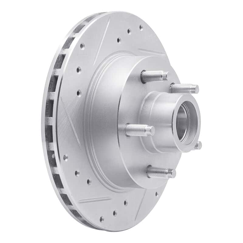 R1 Concepts — R1 91-94 Ford Explorer Front Left Drilled & Slotted Silver Brake Rotor
R1 Brake Rotor Drill - view 5