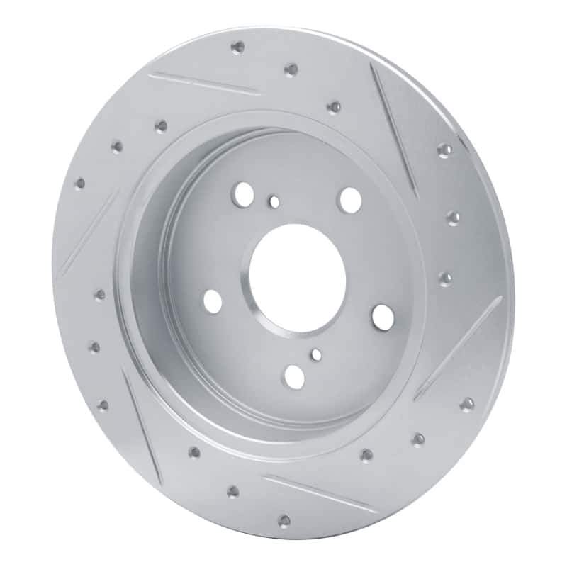 R1 Concepts — R1 15-25 Lexus ES350 Rear Left Drilled & Slotted Silver Brake Rotor
R1 Brake Rotor Drill - view 4
