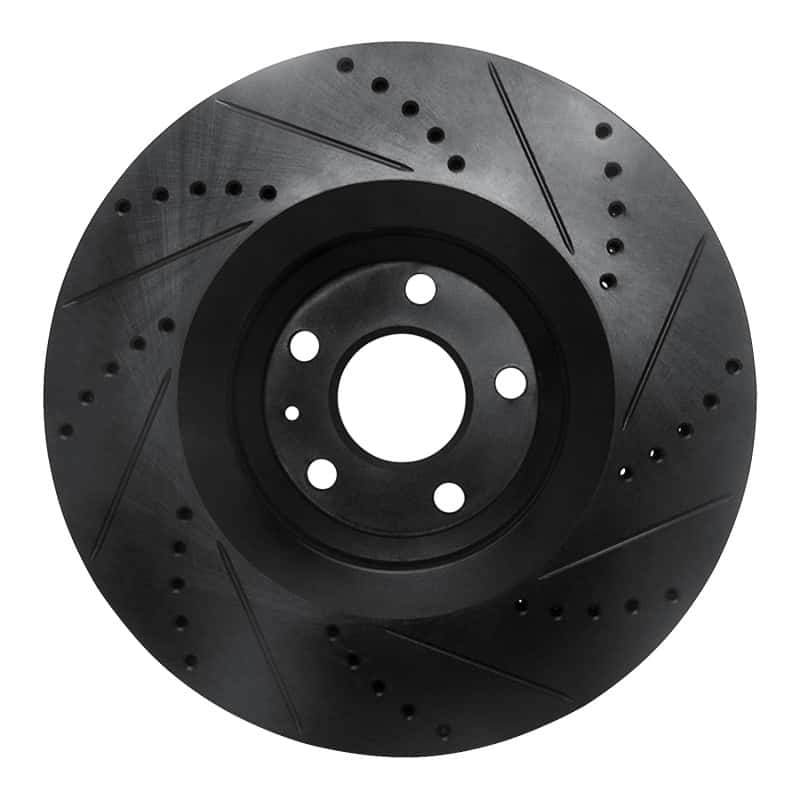 R1 Concepts — R1 08-11 Audi TT Quattro Front Left Drilled & Slotted Black Brake Rotor
R1 Brake Rotor Drill - view 5