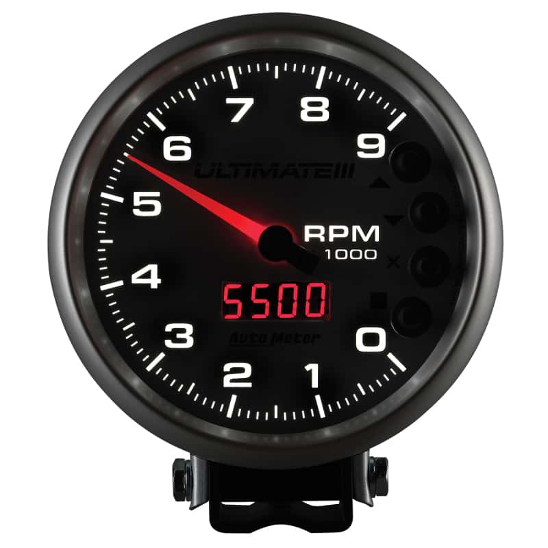 AutoMeter — Autometer 5 inch Ultimate III Playback Tachometer 9000 RPM - Silver
5" ULTIMATE III PLAY - view 10