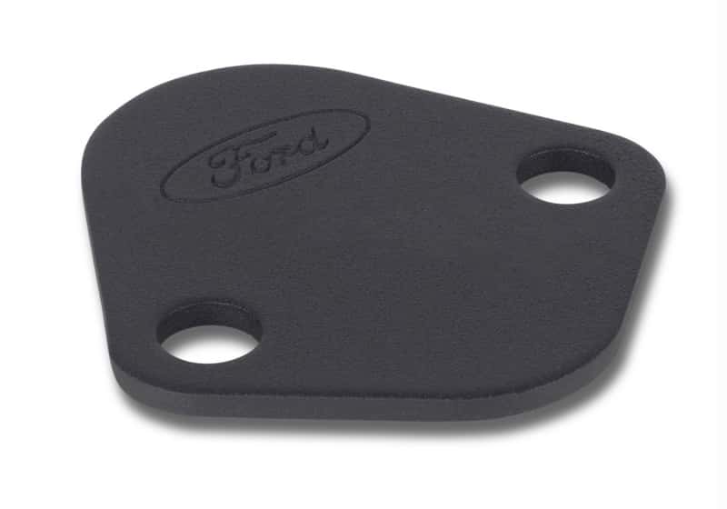 Ford Racing — Ford Racing Fuel Pump Block Off Plate - Black Crinkle Finish w/ Ford Oval
FuelPmpBlk-OffPlt - view 5