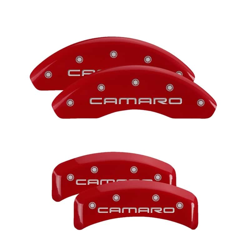 MGP — MGP 4 Caliper Covers Engraved Front & Rear Gen 4/Camaro Red finish silver ch
Caliper Covers - view 1
