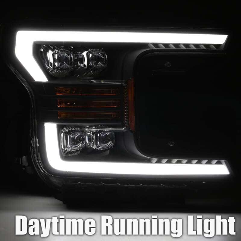 AlphaRex — AlphaRex 18-19 Ford F-150 NOVA LED Projector Headlights Plank Style Chrome w/ActivLight/Seq Signal
Projector Headlights - view 5