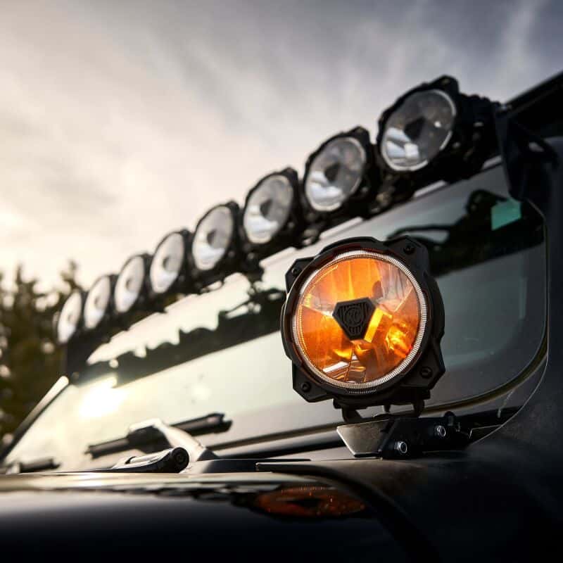 KC HiLiTES — KC HiLiTES Gravity Titan LED 6in. - Single Light (Spot Beam) - view 8