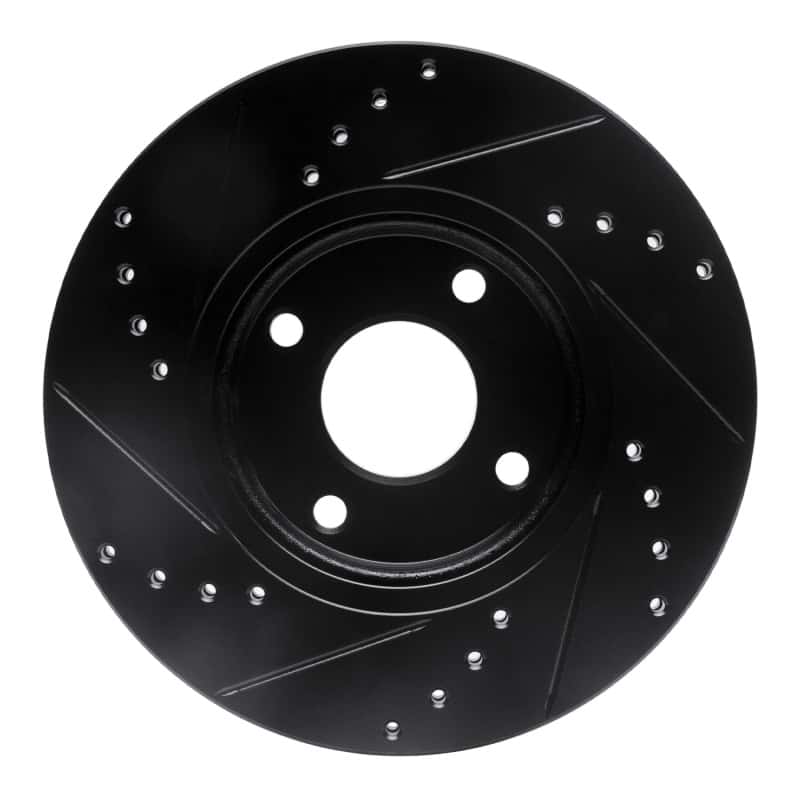R1 Concepts — R1 14-23 Ford Fiesta (USA/Canada) Front Right Drilled & Slotted Black Brake Rotor
R1 Brake Rotor Drill - view 5
