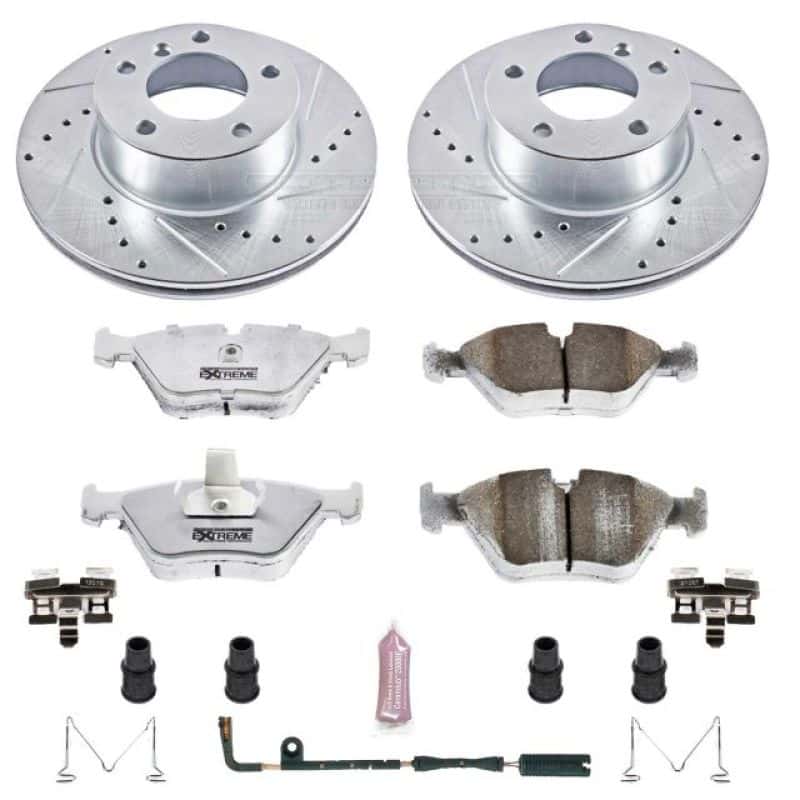 PowerStop — Power Stop 01-03 BMW 525i Front Z26 Street Warrior Brake Kit - view 1