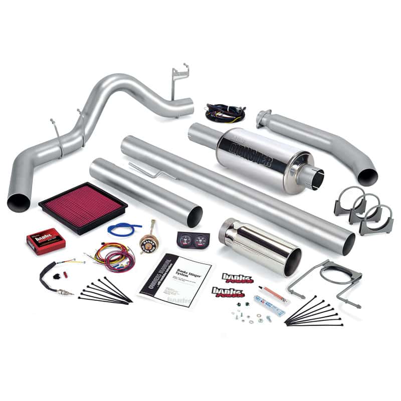 Banks Power — Banks Power 02 Dodge 5.9L 235Hp Std Cab PowerPack System - SS Single Exhaust w/ Chrome Tip
Performance System - view 3