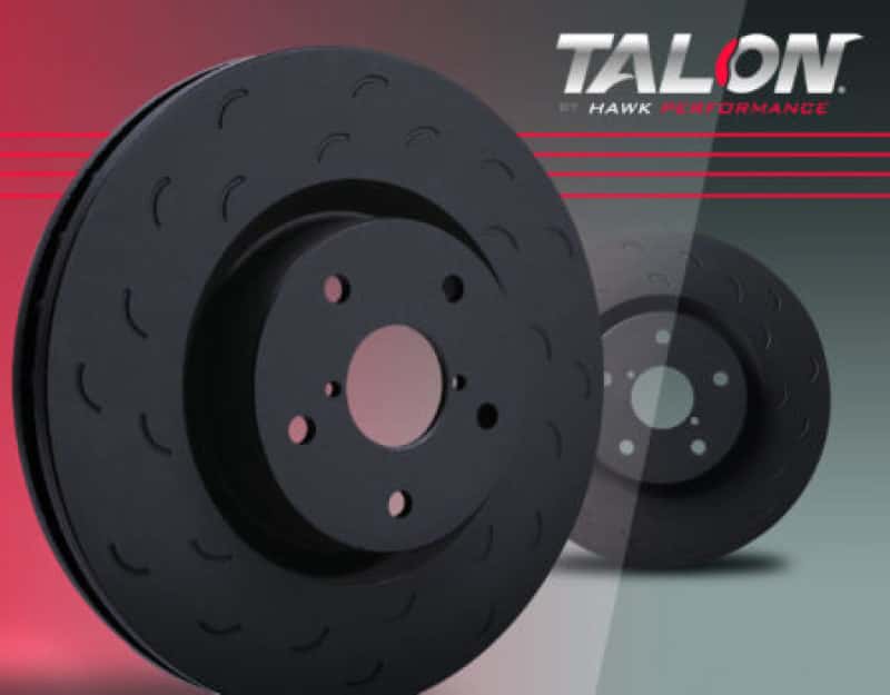 Hawk Performance — Hawk 07-18 Silverado 1500 Rear Talon Slotted-Only Street Rear Brake Rotors
Disc Brake Rotor - view 3