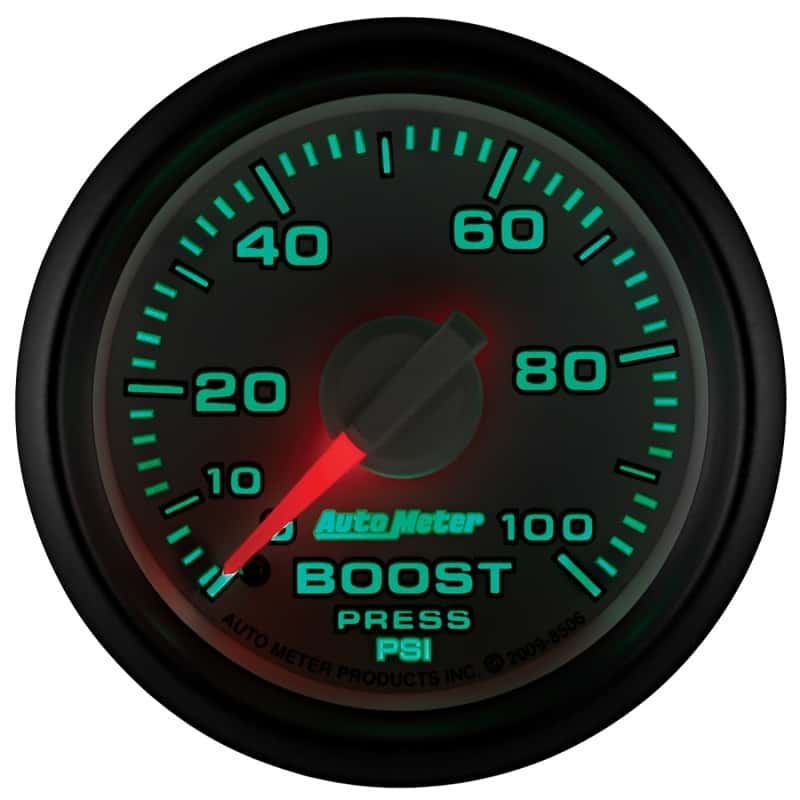 AutoMeter — Autometer Factory Match 52.4mm Mechanical 0-100 PSI Boost Gauges 3 pressure Ranges
2-1/16" BOOST, 0-100 - view 10