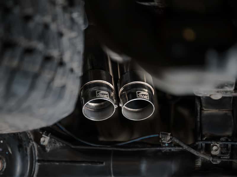 AWE Tuning — AWE 2016-2022 Toyota Tacoma 0FG Exhaust with BashGuard - No Tips
0FG Catback - view 4