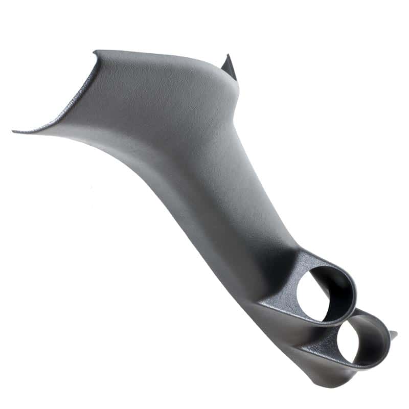 AutoMeter — Autometer 95-98 Nissan 240SX Black Dual 52mm Pillar Pod
2-1/16" DUAL PILLAR, - view 2