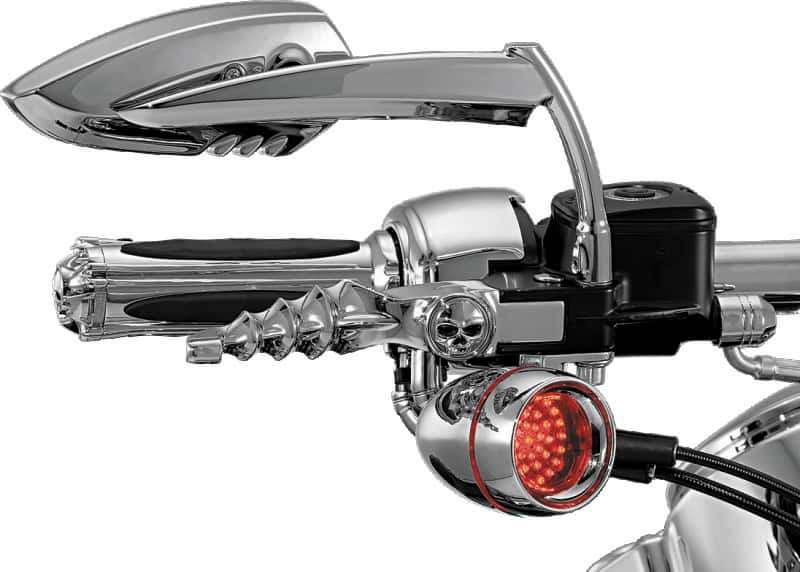 Kuryakyn — Kuryakyn Scythe Mirrors Chrome - view 1