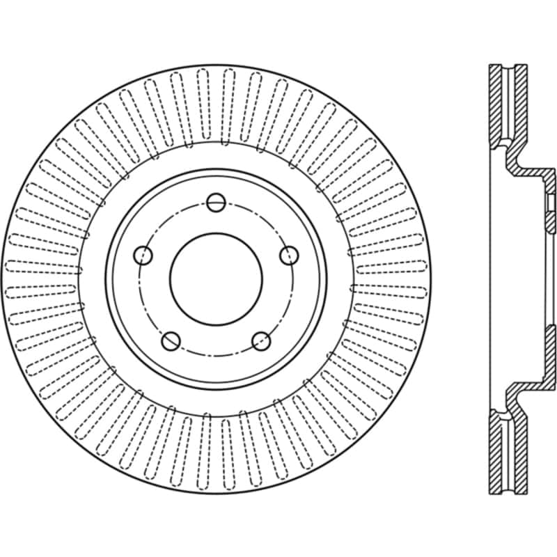 Stoptech — StopTech 13-15 Nissan Pathfinder Slotted Front Left Rotor
Sport Slotted Rotor
Disc Brake Rotor - view 6