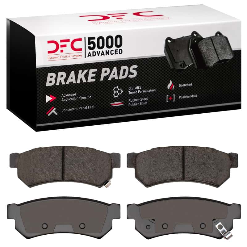 DFC — DFC 07-16 Chevrolet Optra (Mexico) Rear 5000 Advanced Ceramic Brake Pads
DFC Brake Pad Set - view 1