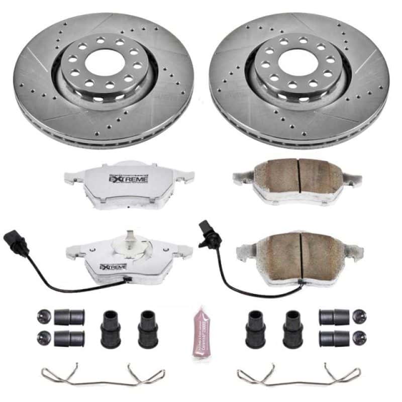 PowerStop — Power Stop 02-05 Audi A4 Front Z26 Street Warrior Brake Kit - view 1