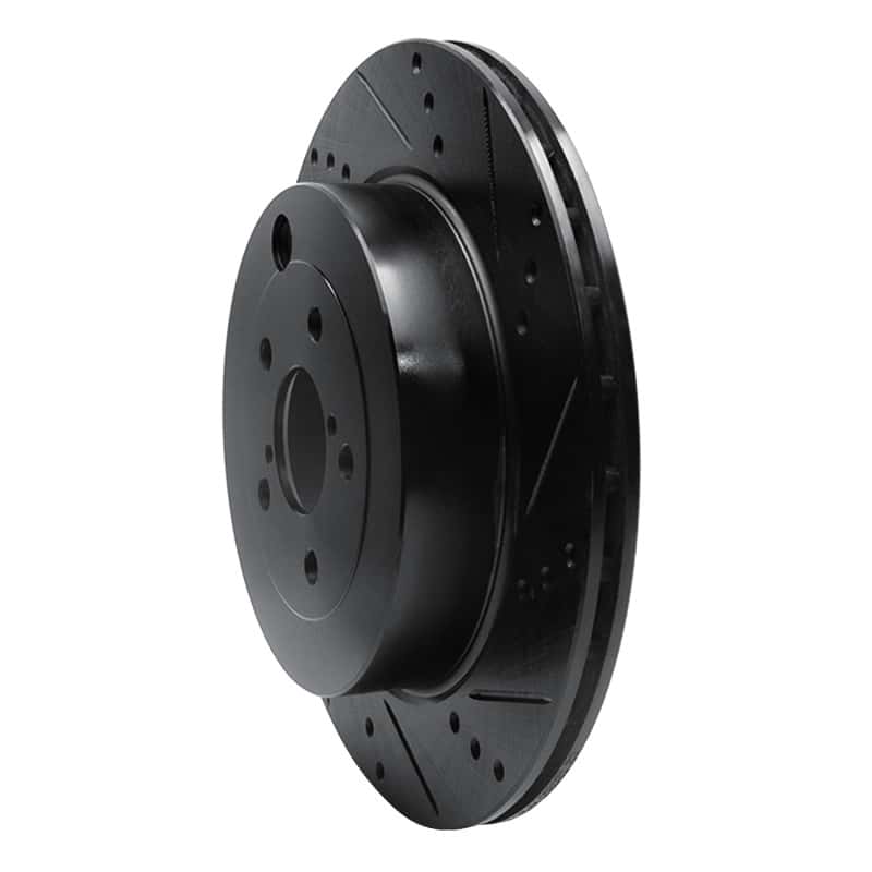 R1 Concepts — R1 17-25 Subaru BRZ Rear Right Drilled & Slotted Black Brake Rotor
R1 Brake Rotor Drill - view 2