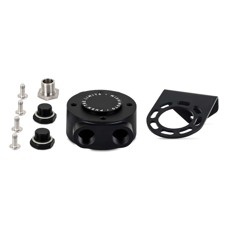 Mishimoto — Mishimoto M22 x 1.5 - Remote Oil Filter Mount - Black
Remote Filter Mount - view 1